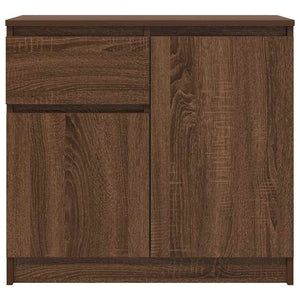 Sideboard Braun Eichen-Optik 71x35x65 cm