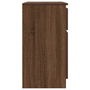 Sideboard Braun Eichen-Optik 71x35x65 cm