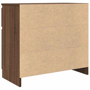 Sideboard Braun Eichen-Optik 71x35x65 cm