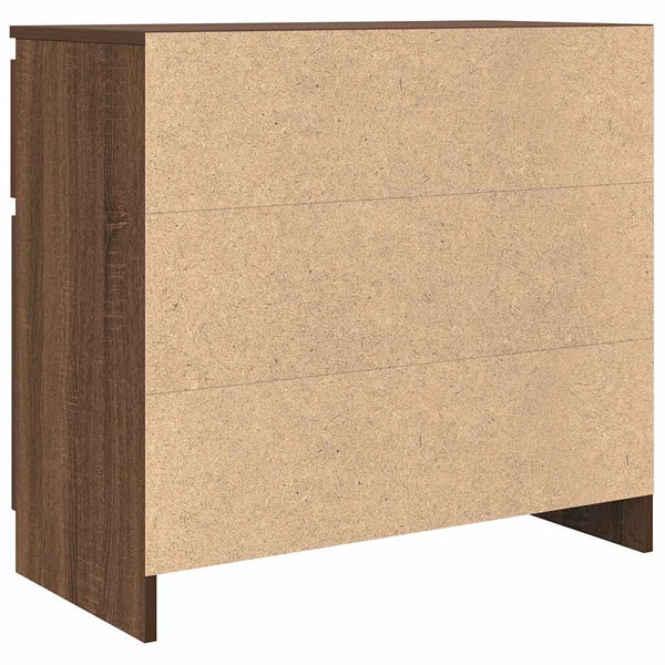Sideboard Braun Eichen-Optik 71x35x65 cm