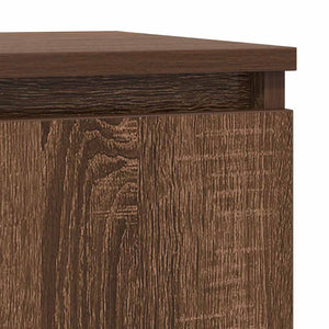 Sideboard Braun Eichen-Optik 71x35x65 cm
