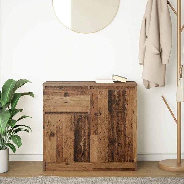 Sideboard Altholz-Optik mit Schublade