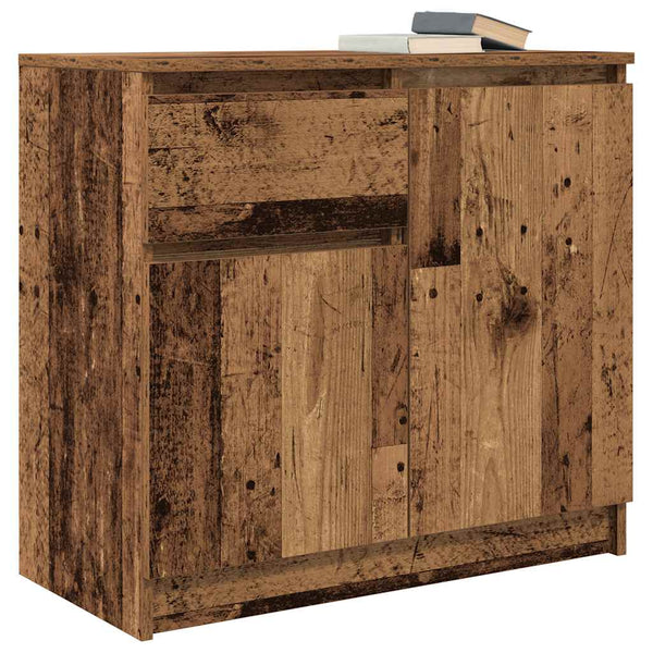Sideboard Altholz-Optik mit Schublade
