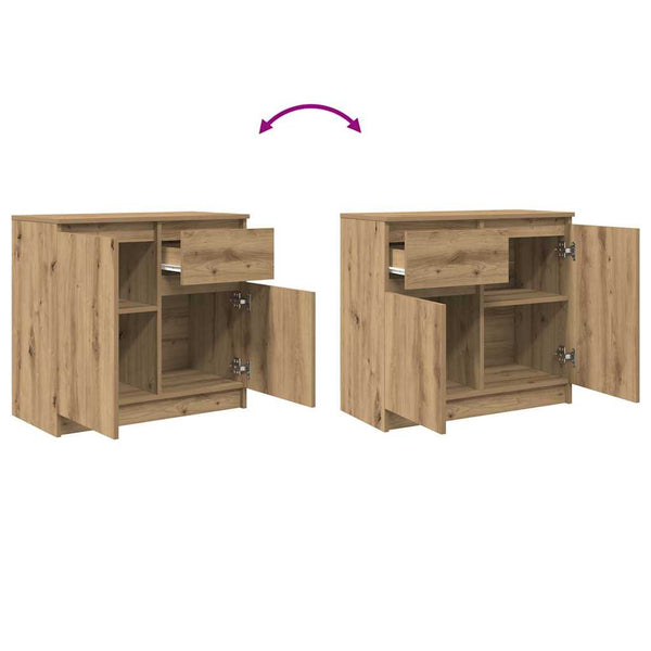 Sideboard Artisan-Eiche 71x35x65 cm
