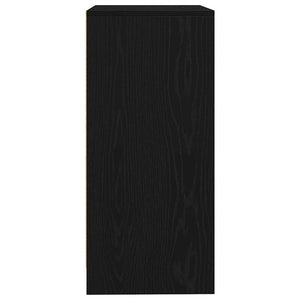 Schwarzes Sideboard Eichenoptik 57 cm