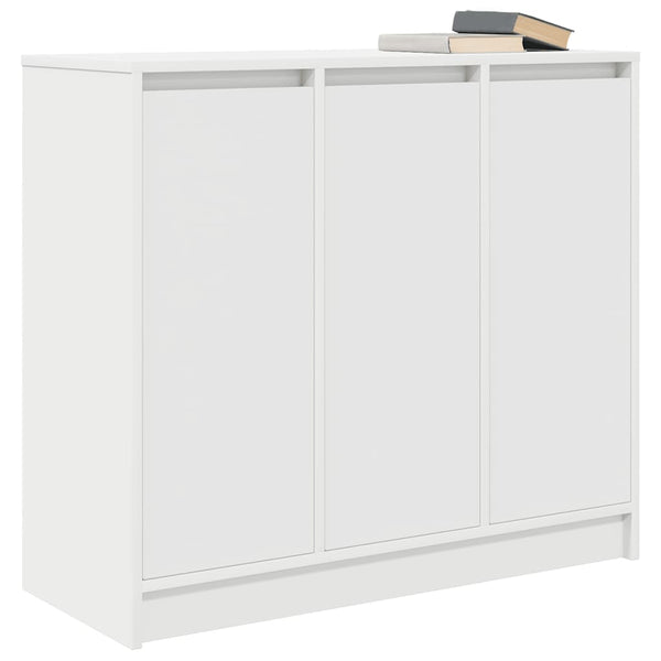 Weißes Sideboard 85 cm Holzwerkstoff