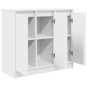 Weißes Sideboard 85 cm Holzwerkstoff
