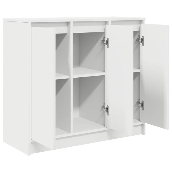 Weißes Sideboard 85 cm Holzwerkstoff