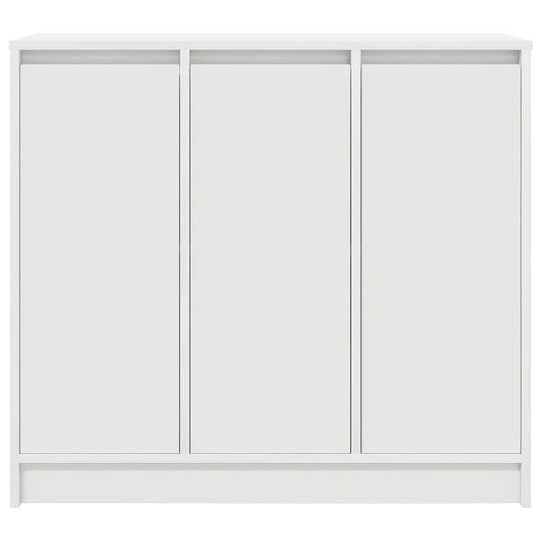 Weißes Sideboard 85 cm Holzwerkstoff