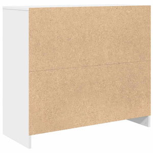 Weißes Sideboard 85 cm Holzwerkstoff