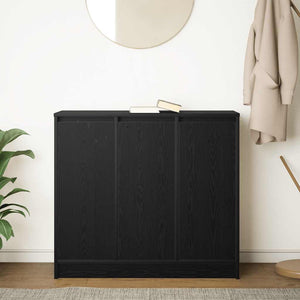 Sideboard Schwarz Eichenoptik 85 cm