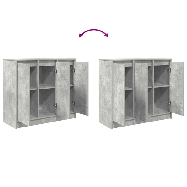 Sideboard Betongrau 85x34x76 cm