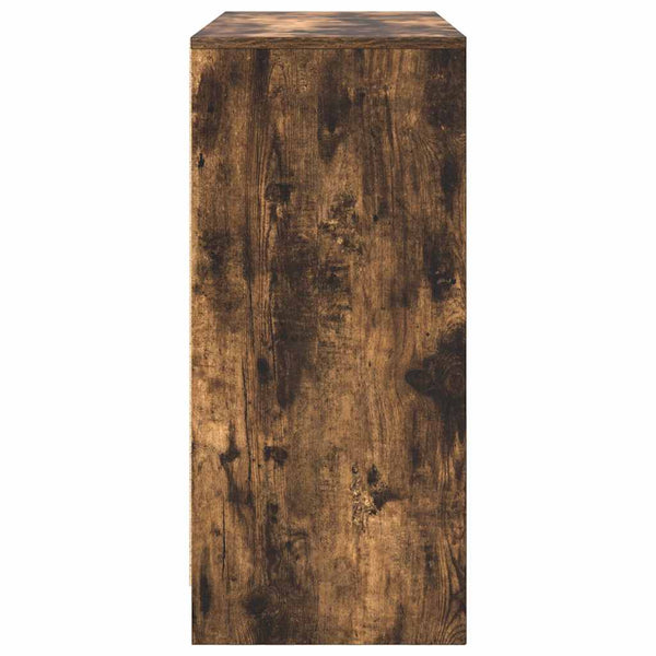 vidaXL Buffet Chêne fumé 85x34x76 cm Bois d'ingénierie