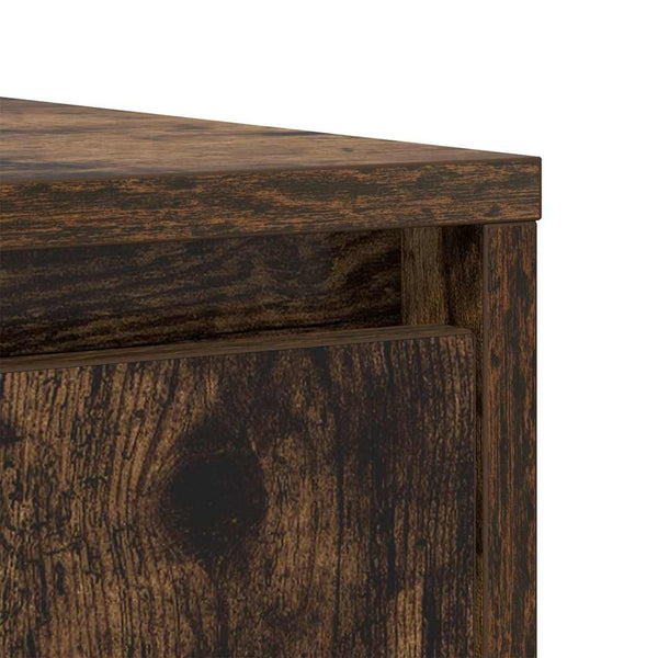 vidaXL Buffet Chêne fumé 85x34x76 cm Bois d'ingénierie