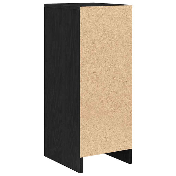 Schwarzes Sideboard Eichen-Optik, 76cm