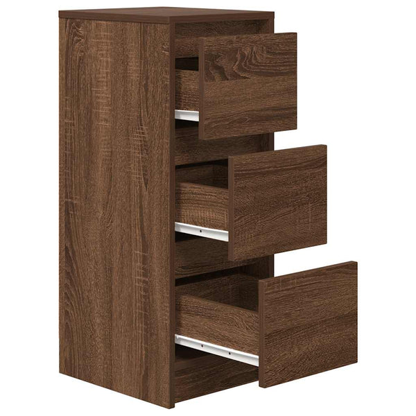 Sideboard Braun Eichenoptik 76 cm