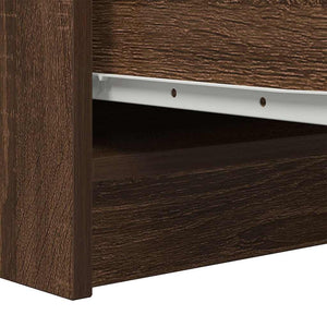Sideboard Braun Eichenoptik 76 cm