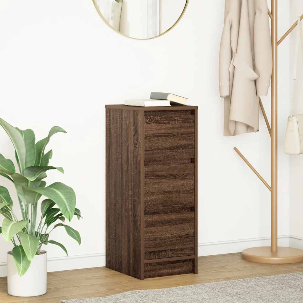 Sideboard Braun Eichenoptik 76 cm