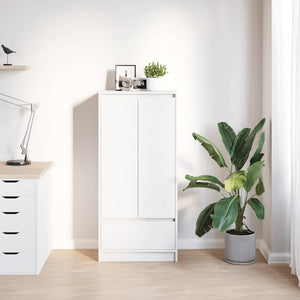 Weißer Schrank mit Schublade