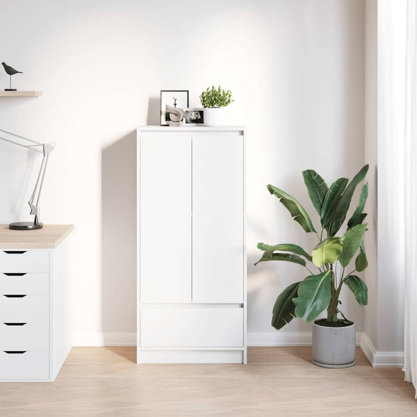 Weißer Schrank mit Schublade