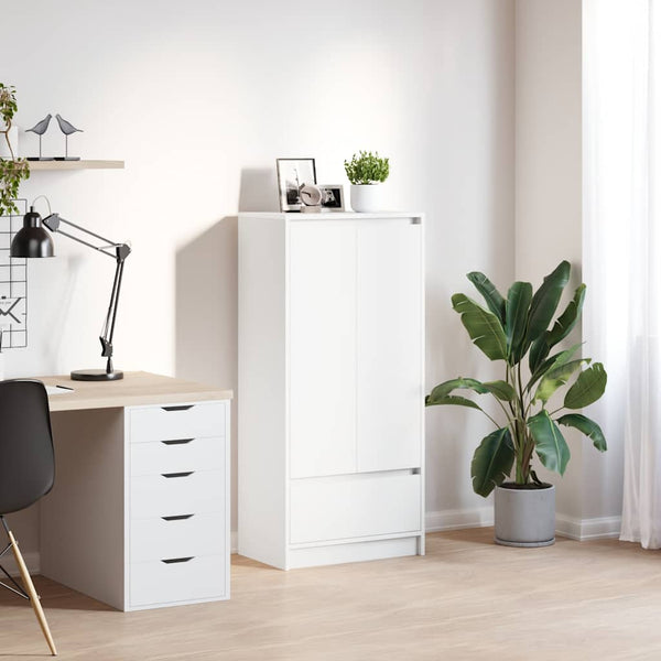 Weißer Schrank mit Schublade