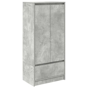 Betongrauer Schrank mit Schublade