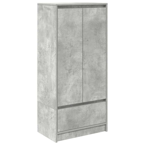 Betongrauer Schrank mit Schublade