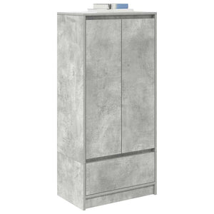 Betongrauer Schrank mit Schublade