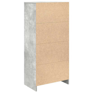 Betongrauer Schrank mit Schublade