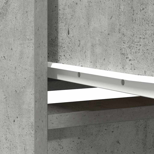 Betongrauer Schrank mit Schublade