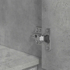 Betongrauer Schrank mit Schublade