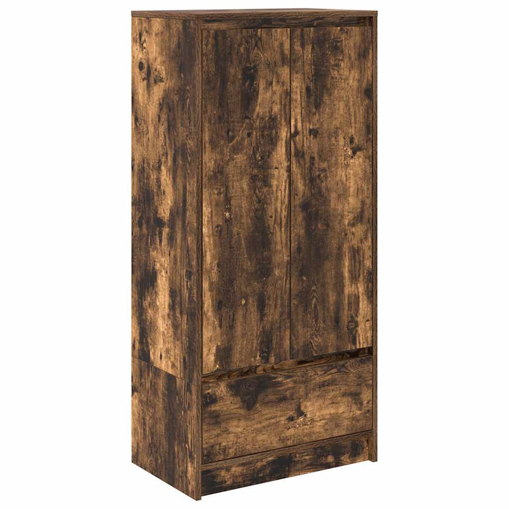Schrank Räuchereiche mit Schublade 55,5x34x119,5 cm