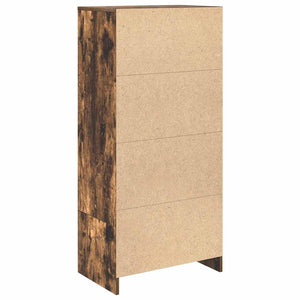 Schrank Räuchereiche mit Schublade 55,5x34x119,5 cm