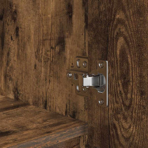 Schrank Räuchereiche mit Schublade 55,5x34x119,5 cm