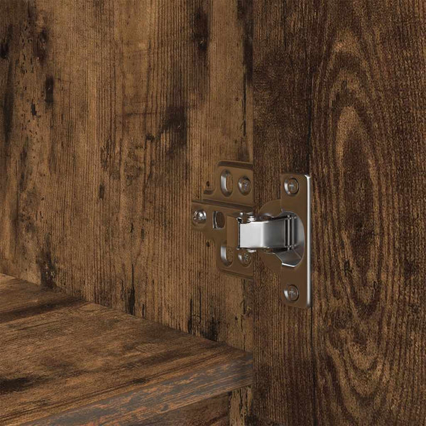 Schrank Räuchereiche mit Schublade 55,5x34x119,5 cm