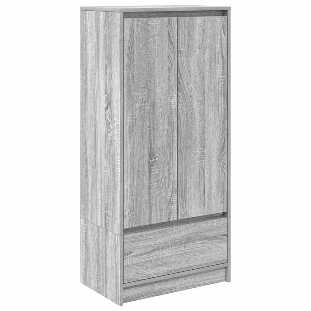 Grauer Sonoma Schrank mit Schublade