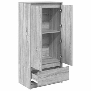 Grauer Sonoma Schrank mit Schublade