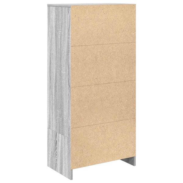 Grauer Sonoma Schrank mit Schublade