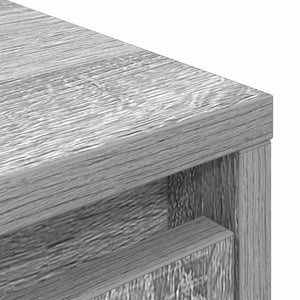 Grauer Sonoma Schrank mit Schublade