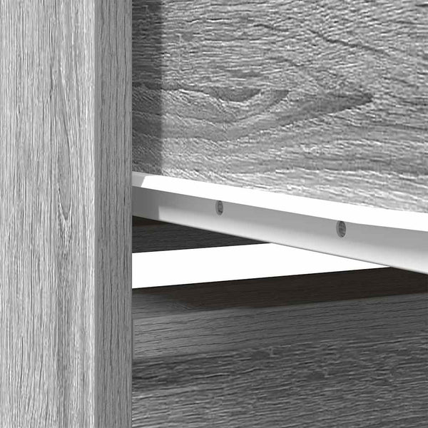 Grauer Sonoma Schrank mit Schublade