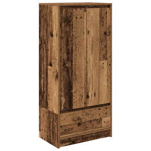 Schrank mit Schublade Altholz-Optik