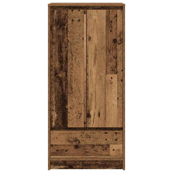 Schrank mit Schublade Altholz-Optik