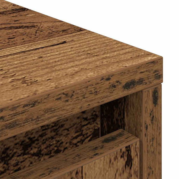 Schrank mit Schublade Altholz-Optik
