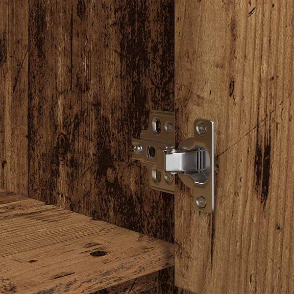 Schrank mit Schublade Altholz-Optik