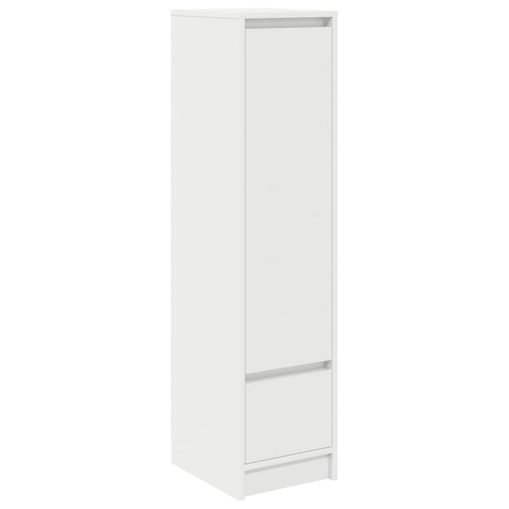 Weißes Highboard 29,5x34x119,5 cm