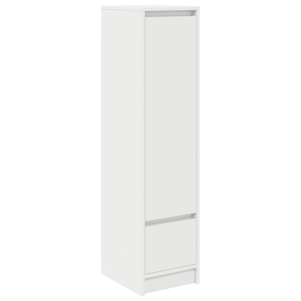 Weißes Highboard 29,5x34x119,5 cm