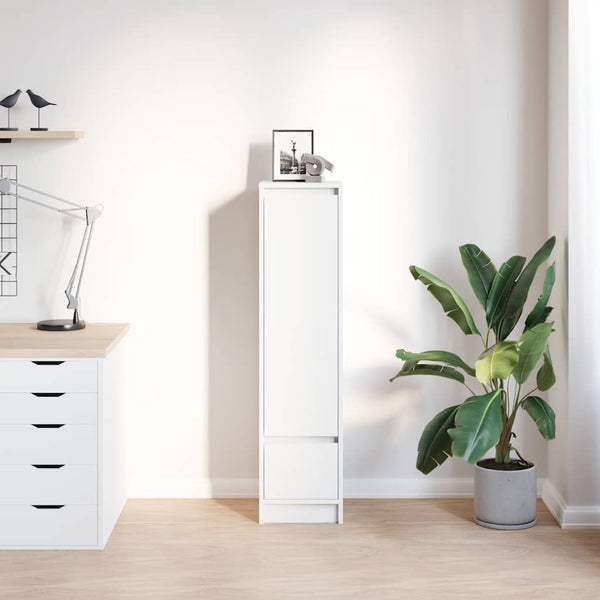 Weißes Highboard 29,5x34x119,5 cm