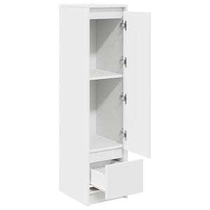 Weißes Highboard 29,5x34x119,5 cm