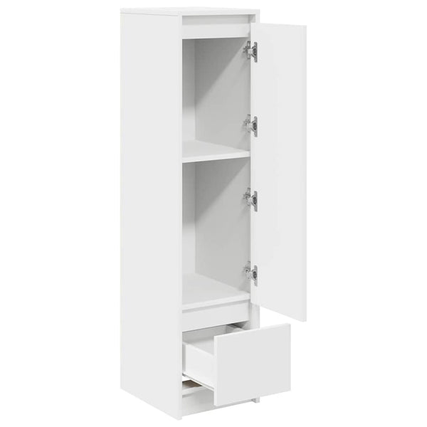 Weißes Highboard 29,5x34x119,5 cm