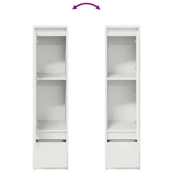 Weißes Highboard 29,5x34x119,5 cm